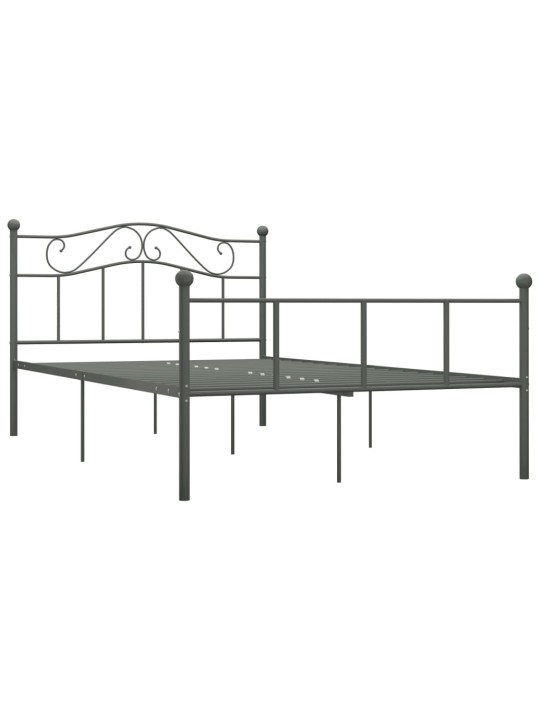 Lovos rėmas, pilkos spalvos, 120x200cm, metalas