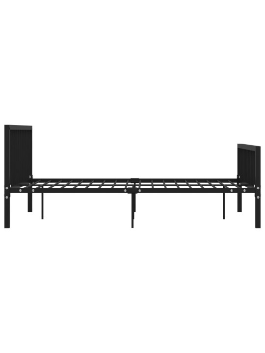 Lovos rėmas, juodos spalvos, 180x200cm, metalas