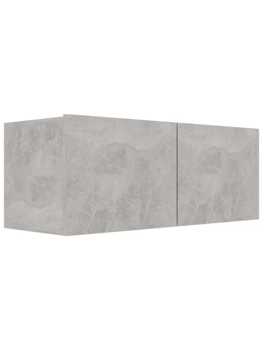 Televizoriaus spintelė, betono pilkos spalvos, 80x30x30cm, MDP
