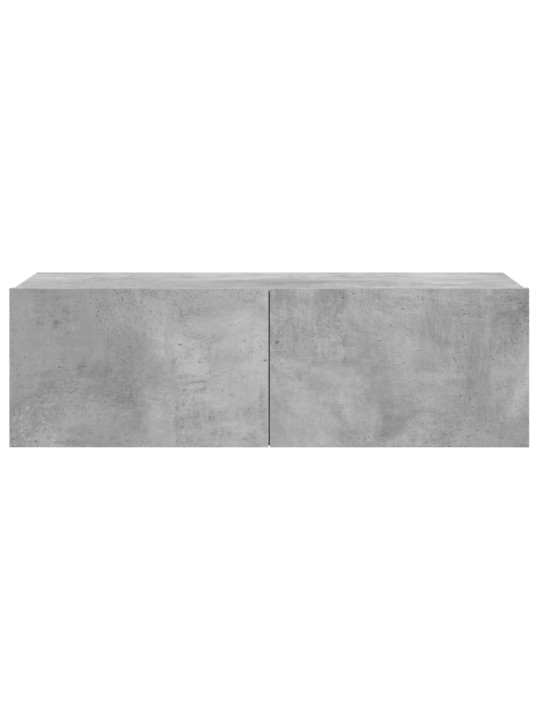 Televizoriaus spintelė, betono pilkos spalvos, 100x30x30cm, MDP