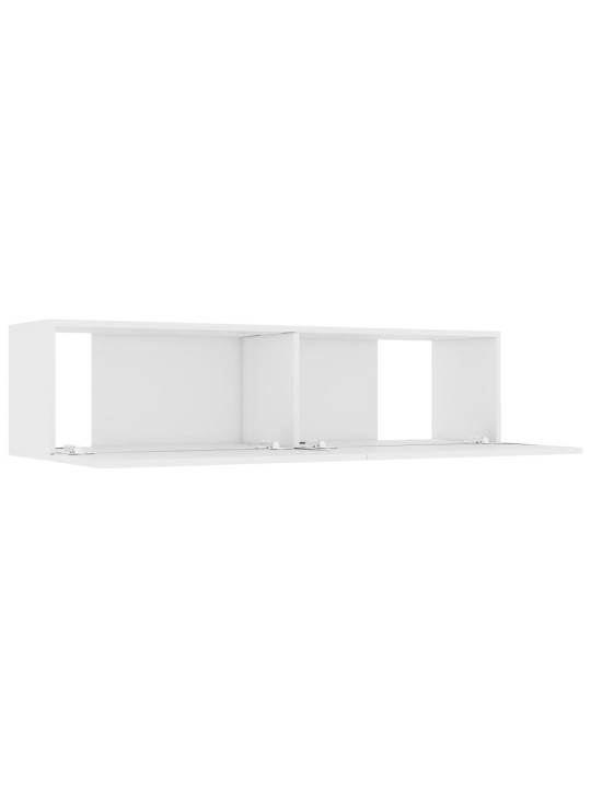 Televizoriaus spintelė, baltos spalvos, 120x30x30cm, MDP