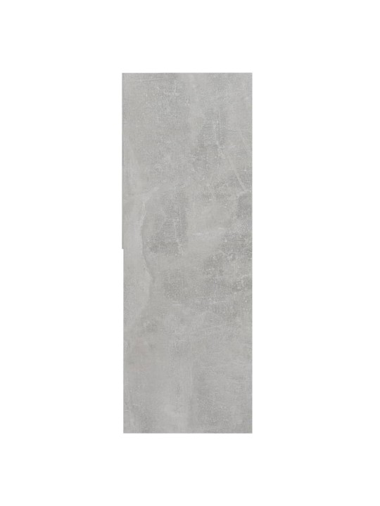 Spintelė knygoms, betono pilkos spalvos, 67x24x161cm, MDP