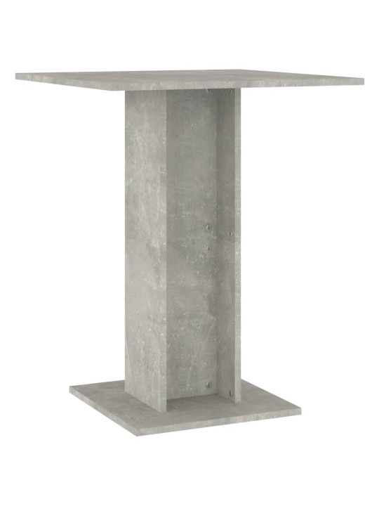 Bistro staliukas, betono pilkos spalvos, 60x60x75cm, MDP