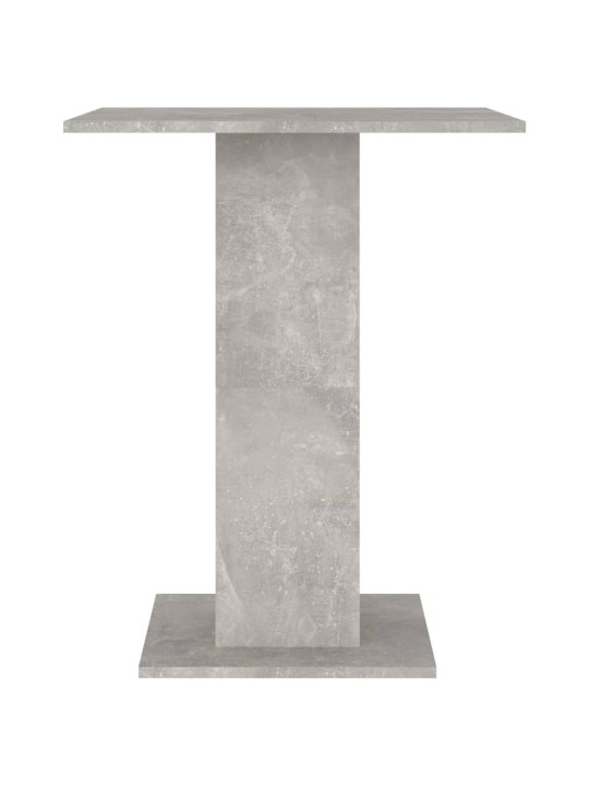 Bistro staliukas, betono pilkos spalvos, 60x60x75cm, MDP
