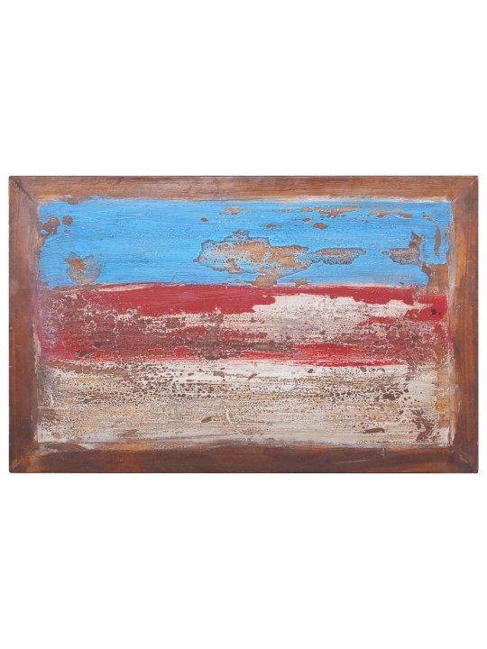 Kavos staliukas, 80x50x40cm, perdirbta tikmedžio mediena