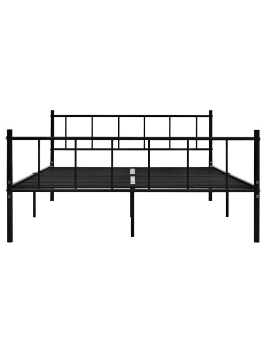 Lovos rėmas, juodos spalvos, 180x200cm, metalas
