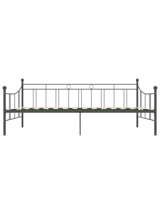 Lovos rėmas, pilkos spalvos, 90x200cm, metalas