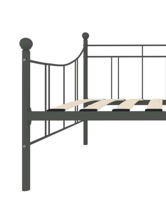 Lovos rėmas, pilkos spalvos, 90x200cm, metalas
