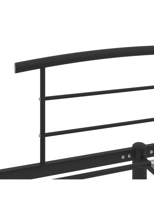 Lovos rėmas, juodos spalvos, 200x200cm, metalas