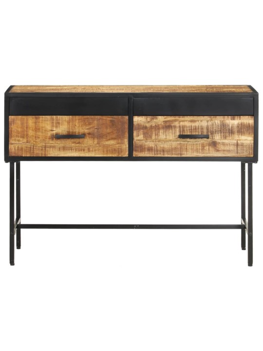 Konsolinis staliukas, 110x35x75cm, neapdorota mango mediena