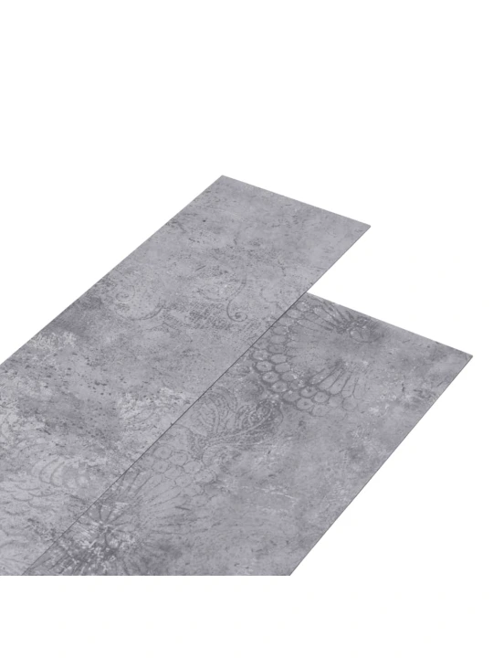 Grindų plokštės, cemento pilka, PVC, prilipdomos, 5,02m², 2mm