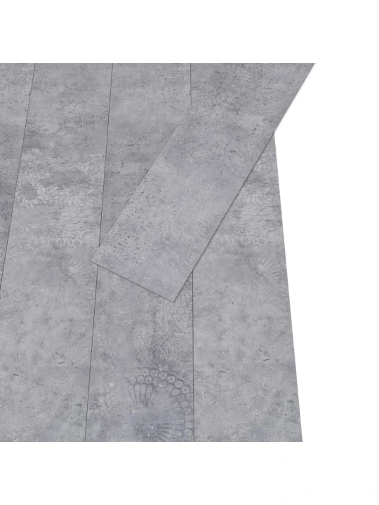 Grindų plokštės, cemento pilka, PVC, prilipdomos, 5,02m², 2mm