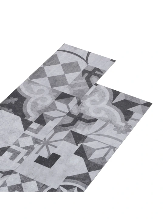 Grindų plokštės, pilkos, PVC, prilimpančios, 4,46m², 3mm