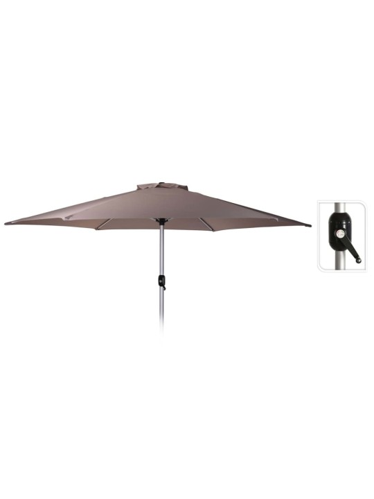 ProGarden Skėtis nuo saulės Mardi, taupe spalvos, 270cm