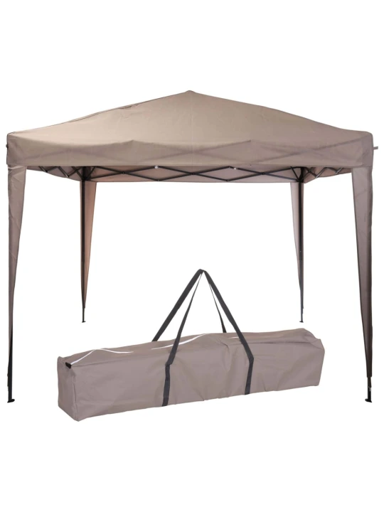 ProGarden Proginė palapinė Easy-Up, taupe spalvos, 300x300x245cm