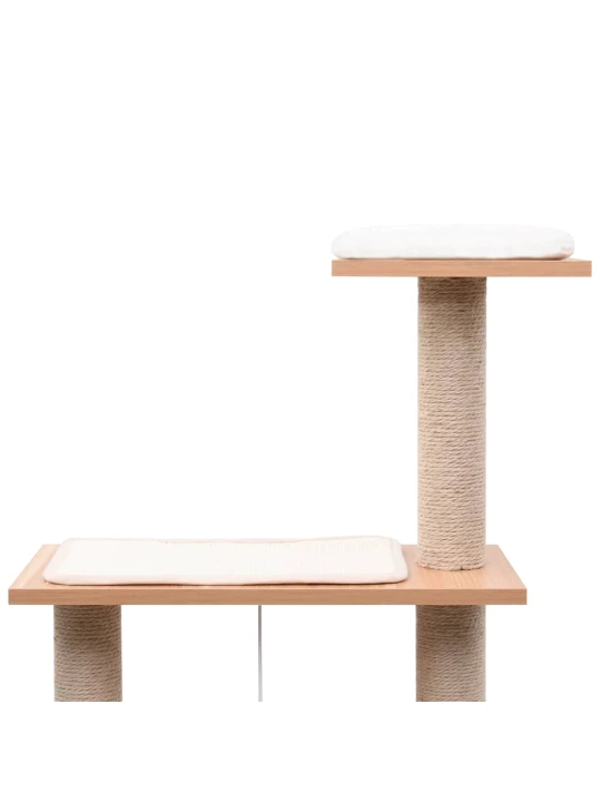 Draskyklė katėms su kilimėliu iš sizalio, 123cm