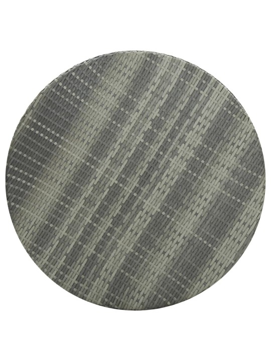 Sodo staliukas, pilkos spalvos, 75,5x106cm, poliratanas