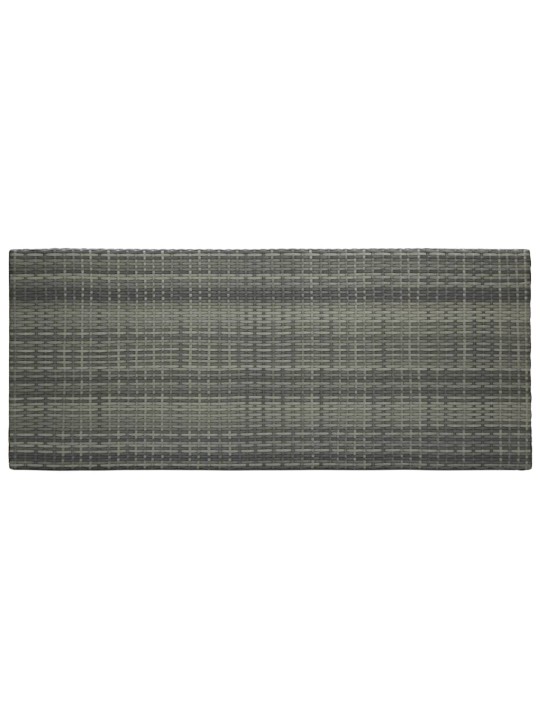 Sodo baro staliukas, pilkas, 140,5x60,5x110,5cm, poliratanas