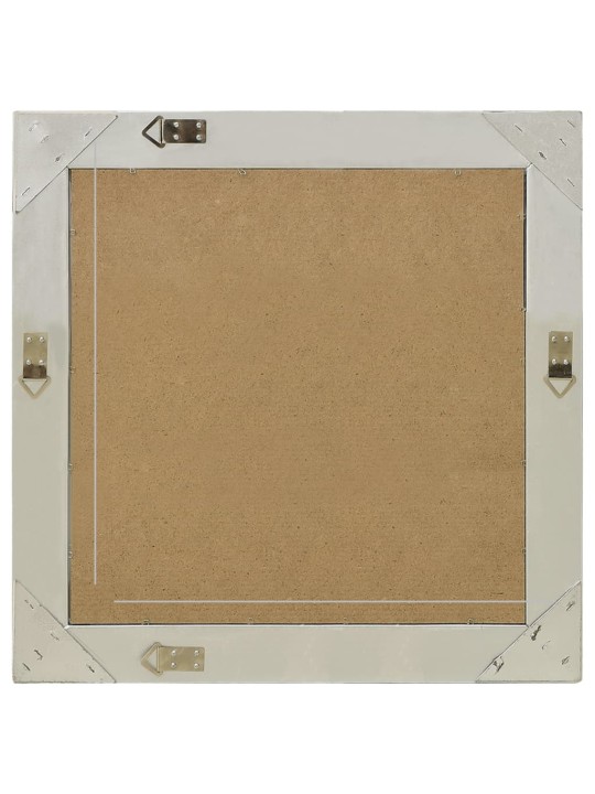 Sieninis veidrodis, sidabrinis, 60x60cm, barokinis stilius