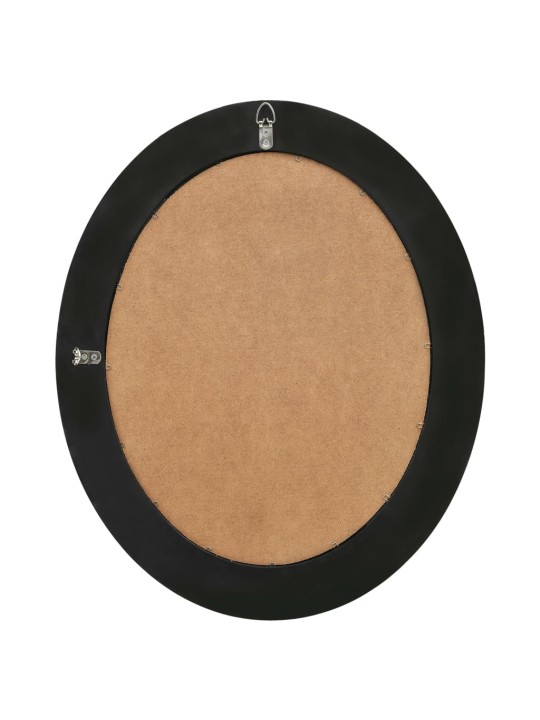 Sieninis veidrodis, juodos spalvos, 50x60cm, barokinio stiliaus