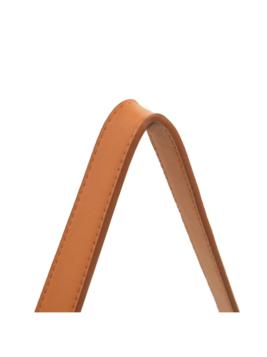 Sieninis veidrodis su dirželiu, baltos spalvos, 40cm