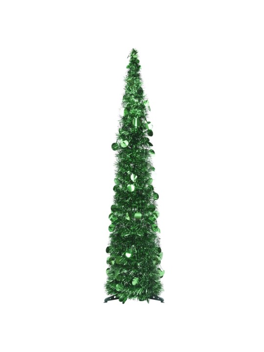 Išskleidžiama dirbtinė Kalėdų eglutė, žalia, 120cm, PET