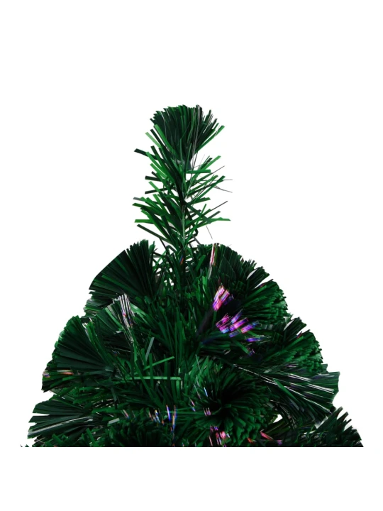 Dirbtinė Kalėdų eglutė su stovu, žalia, 120cm, optinis pluoštas