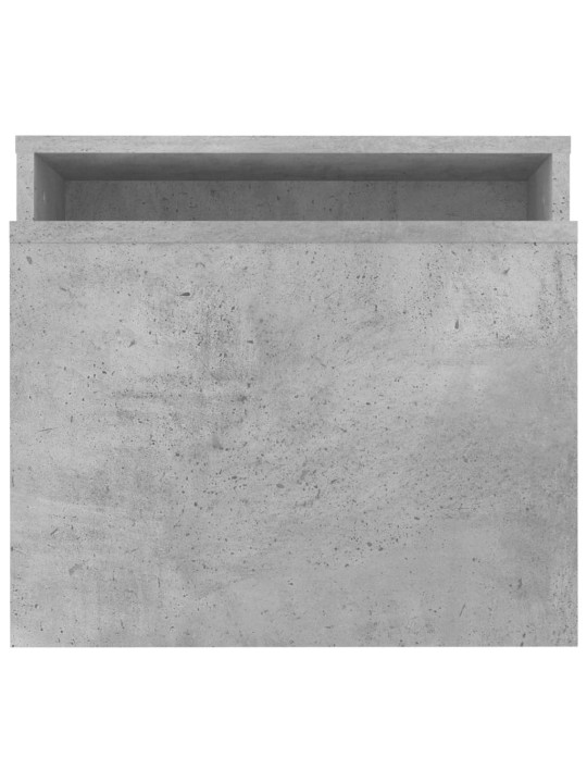 Kavos staliukų komplektas, betoninis pilkas, 100x48x40cm, MDP