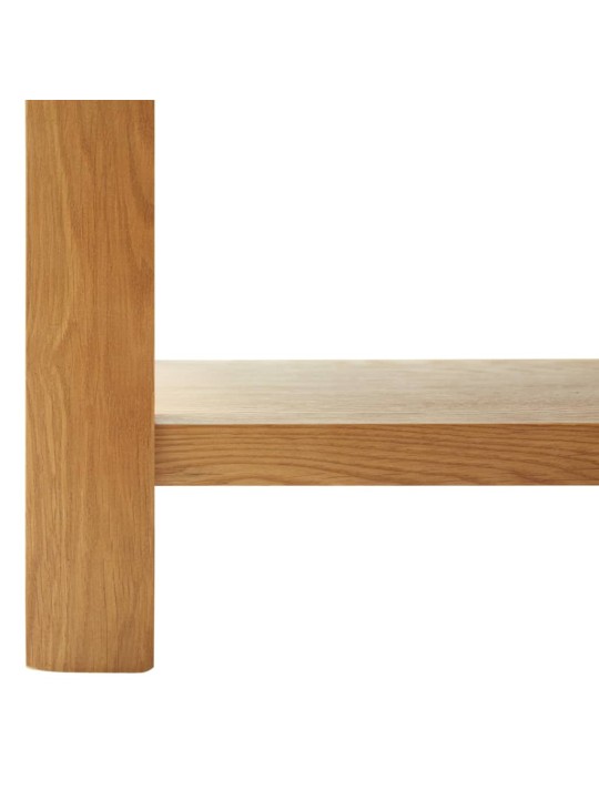 Kavos staliukas, 110x55x40cm, ąžuolo medienos masyvas