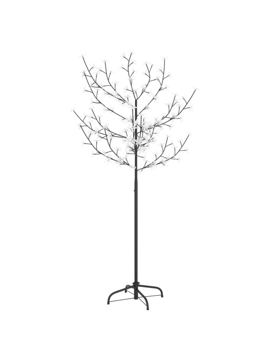 Kalėdinis medis su LED lemputėmis, 150cm, su vyšnių žiedais
