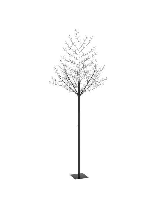 Kalėdinis medis su LED lemputėmis, 300cm, su vyšnių žiedais