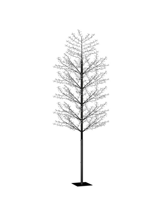 Kalėdinis medis su LED lemputėmis, 500cm, su vyšnių žiedais