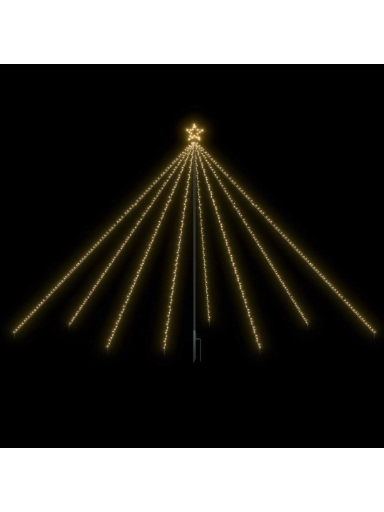 Kalėdų eglutės girlianda-krioklys, 576 LED lemputės, 3,6m