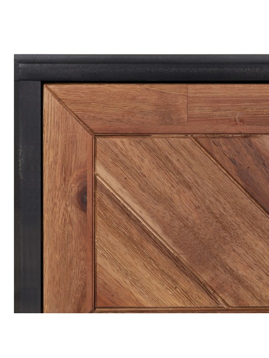 Kavos staliukas, 90x50x40cm, akacijos medienos masyvas ir MDF