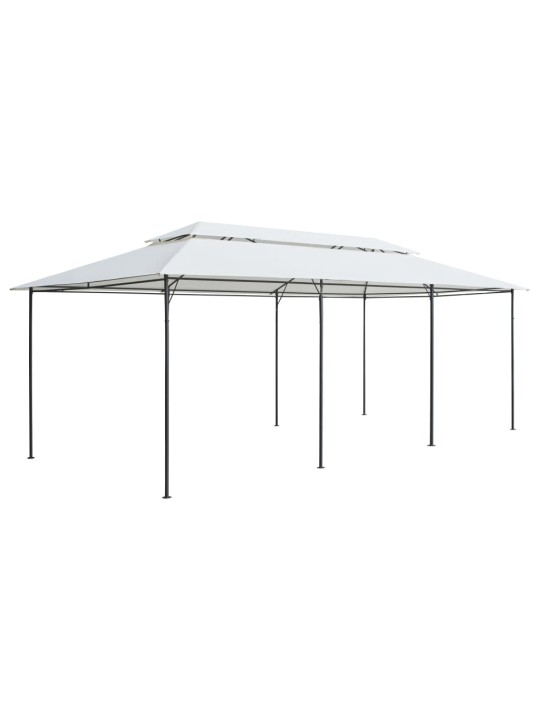 Pavėsinė, baltos spalvos, 600x298x270cm, 180g/m²