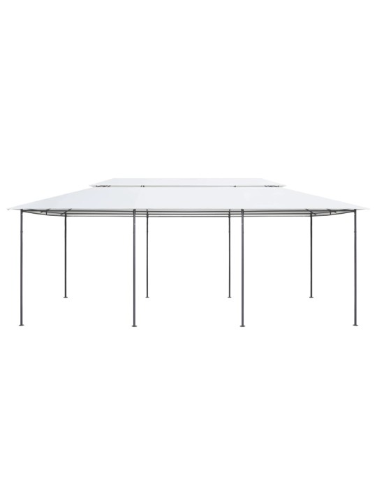 Pavėsinė, baltos spalvos, 600x298x270cm, 180g/m²