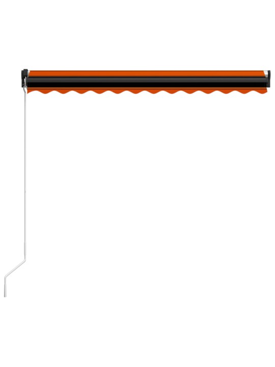 Rankiniu būdu ištraukiama markizė, oranžinė ir ruda, 350x250cm