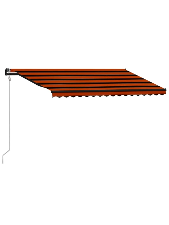 Automatinė ištraukiama markizė, oranžinė ir ruda, 400x300cm
