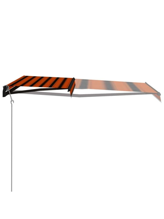 Automatinė ištraukiama markizė, oranžinė ir ruda, 400x300cm