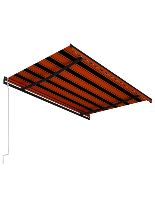 Automatinė ištraukiama markizė, oranžinė ir ruda, 400x300cm