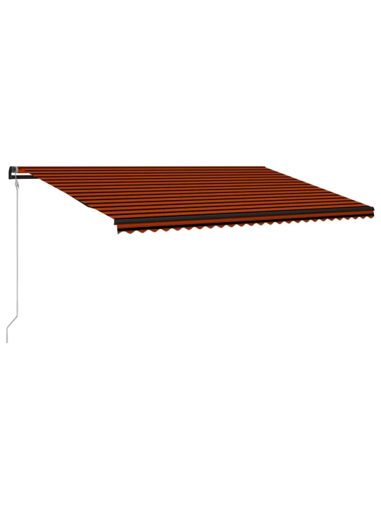 Automatinė ištraukiama markizė, oranžinė ir ruda, 600x300cm
