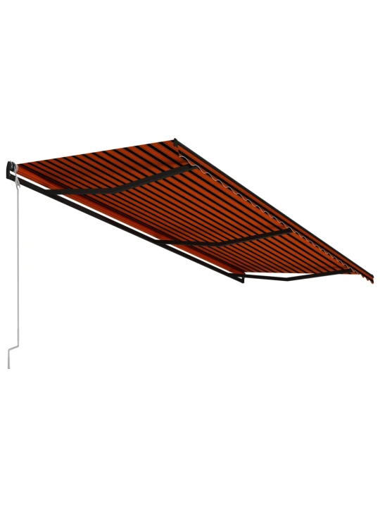 Automatinė ištraukiama markizė, oranžinė ir ruda, 600x300cm
