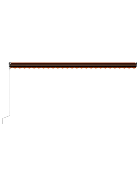 Automatinė ištraukiama markizė, oranžinė ir ruda, 600x300cm