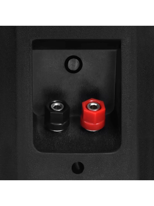 Prie sienos montuojami stereo garsiakalbiai, 2vnt., juodi, 100W