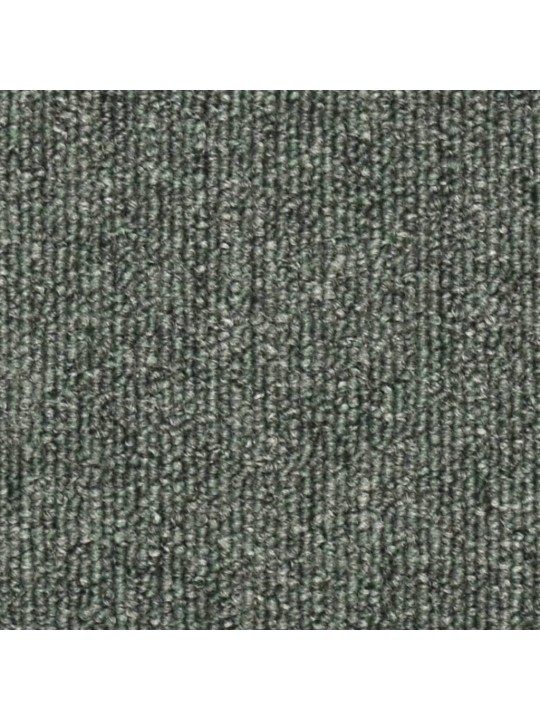 Laiptų kilimėliai, 15vnt., tamsiai žalios spalvos, 65x24x4cm