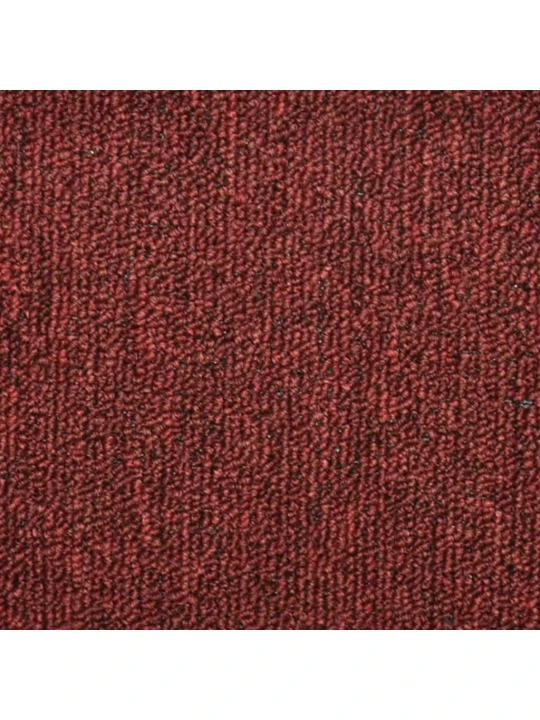 Laiptų kilimėliai, 15vnt., raudonos spalvos, 65x24x4cm