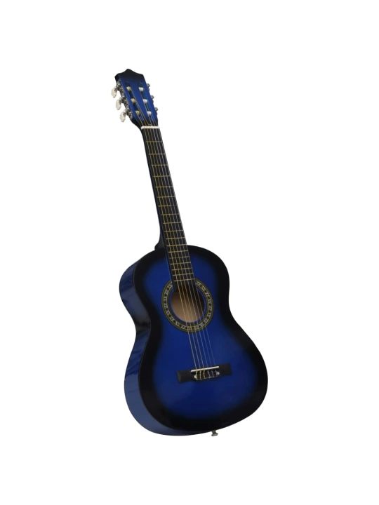 Klasikinė gitara su dėklu pradedantiesiems ir vaikams, 1/2 34"