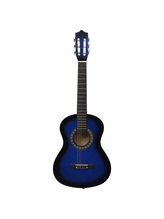 Klasikinė gitara su dėklu pradedantiesiems ir vaikams, 1/2 34"