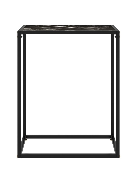 Konsolinis staliukas, juodas, 60x35x75cm, grūdintas stiklas