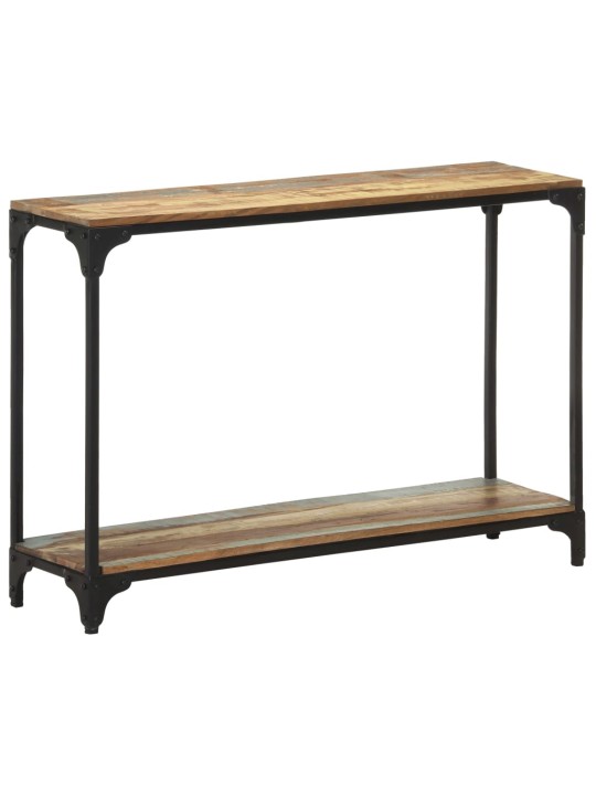 Konsolinis staliukas, 110x30x75cm, perdirbtos medienos masyvas